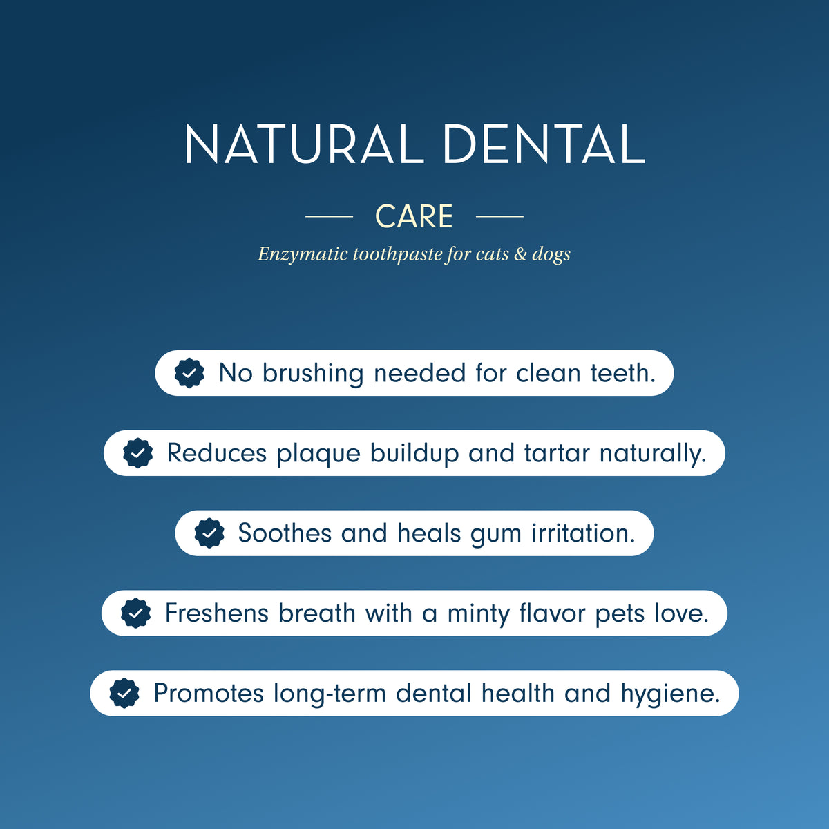 Natural  Enzymatic Toothpaste for Dogs & Cats