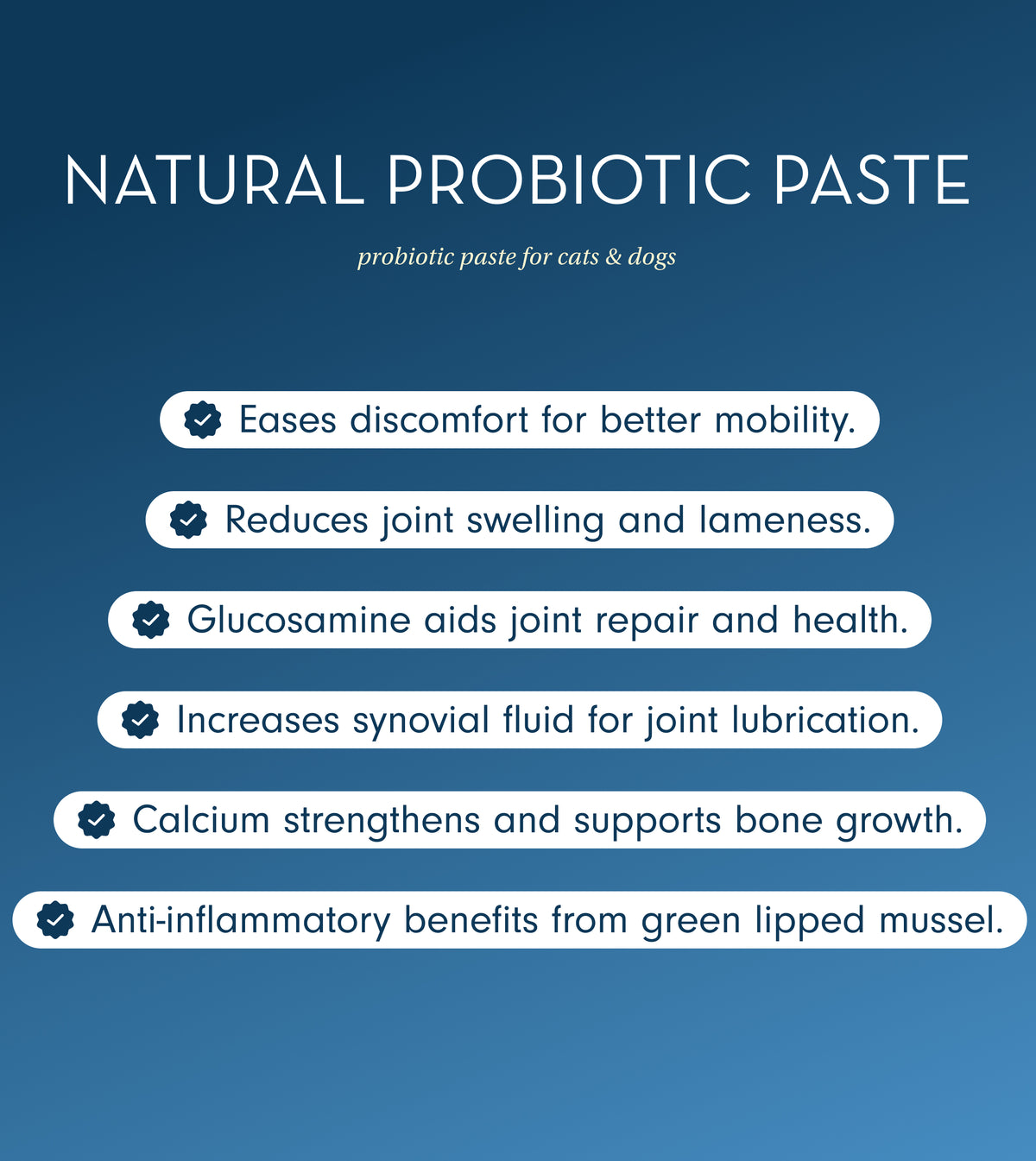 Natural Dog Joint Supplement with Green Lipped Mussel