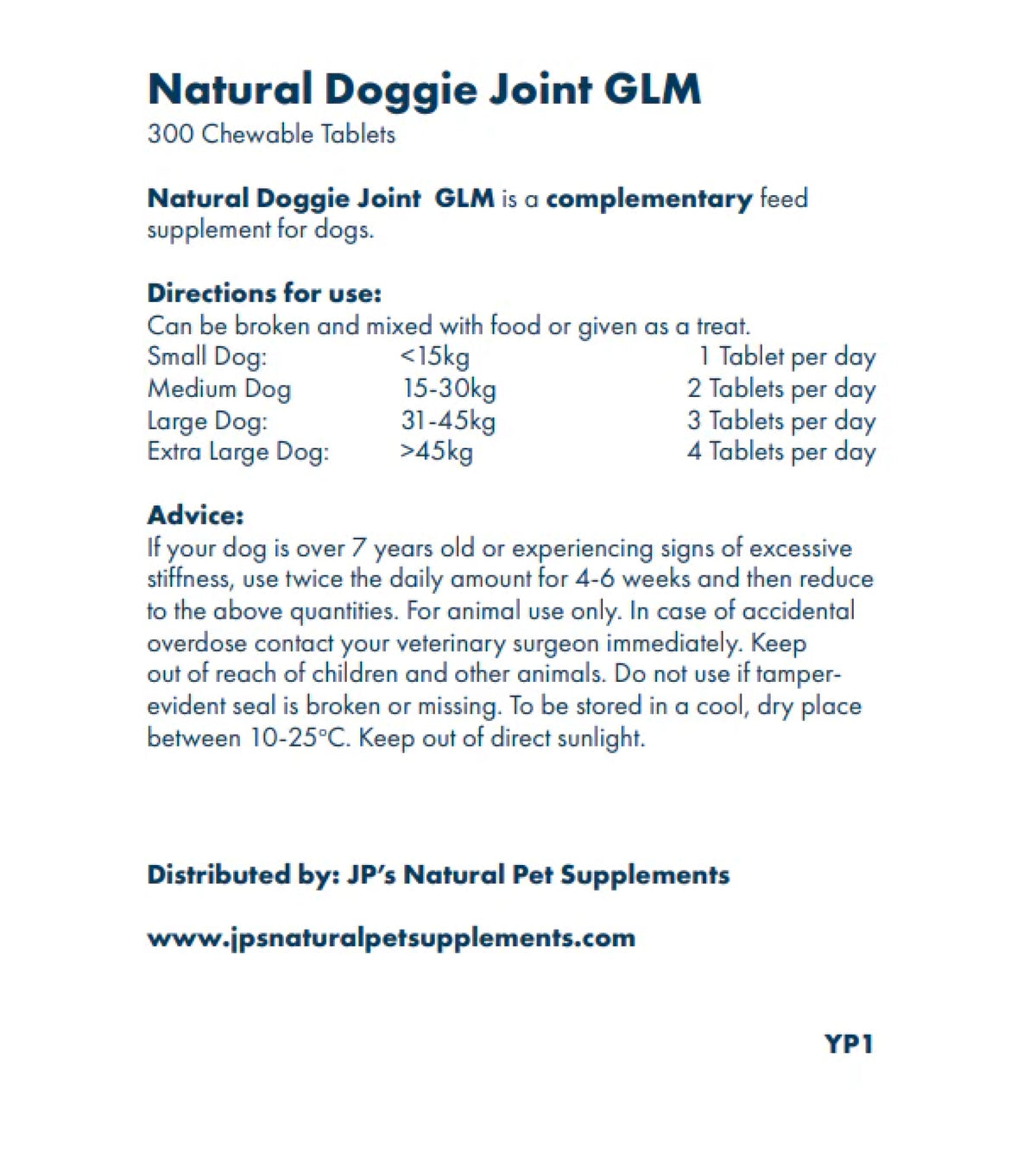 Natural Dog Joint Supplement with Green Lipped Mussel
