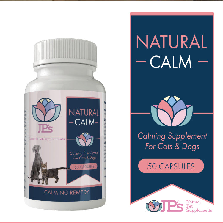 Natural calming supplements for dogs and cats