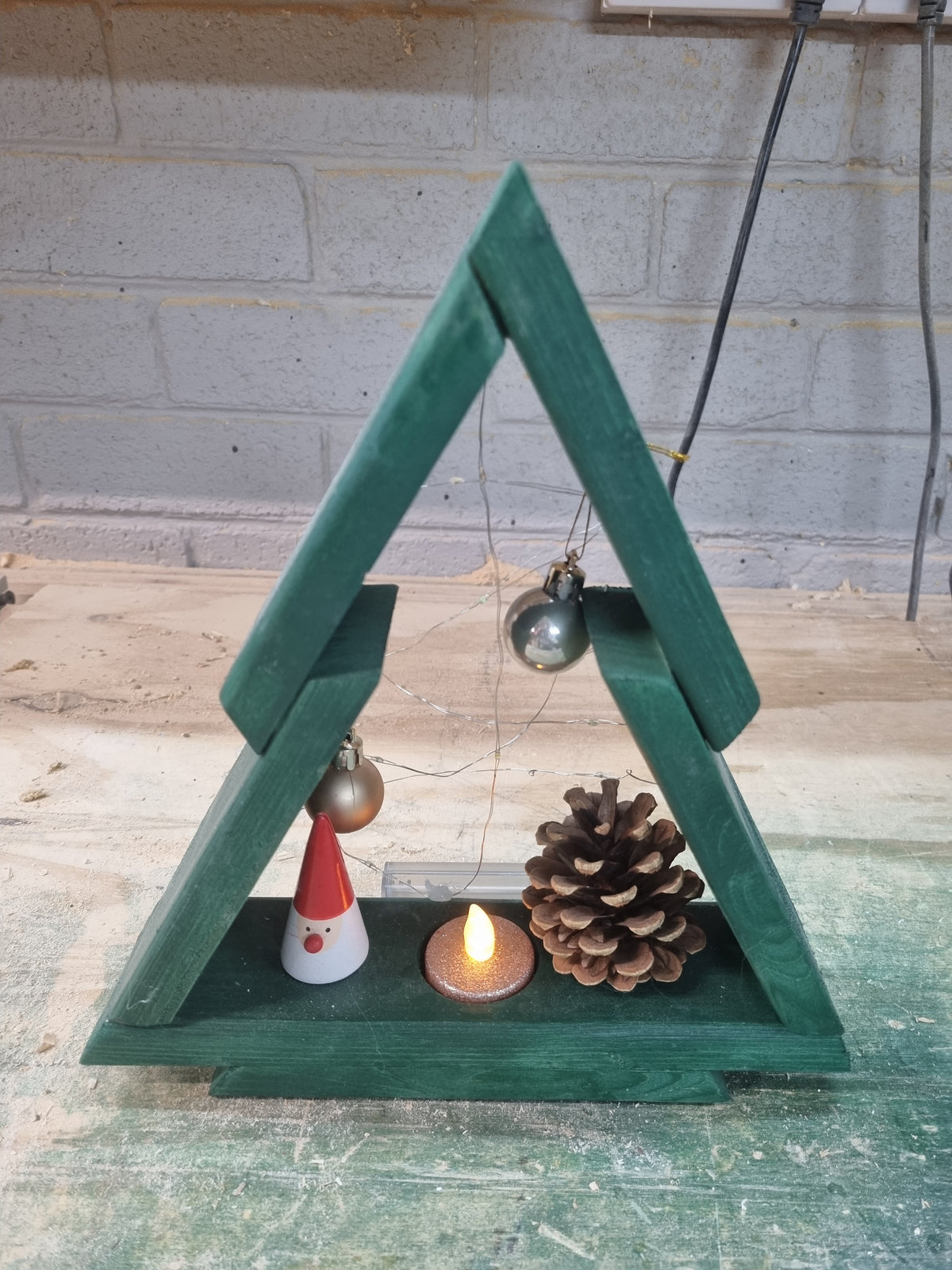 Christmas Tree. Handmade from recycled wood