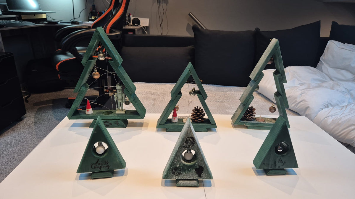 Christmas Tree. Hand made from recycled wood