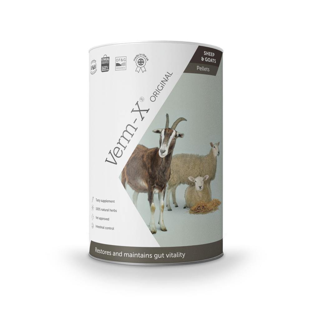 Verm-X Pellets for Sheep &amp; Goats 750g - JP Holistic Nutrition 