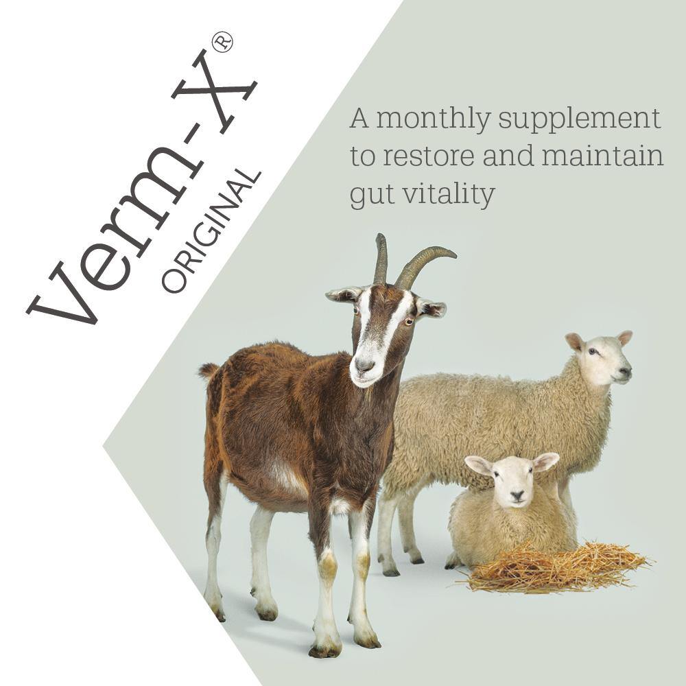 Verm-X Pellets for Sheep &amp; Goats 750g - JP Holistic Nutrition 