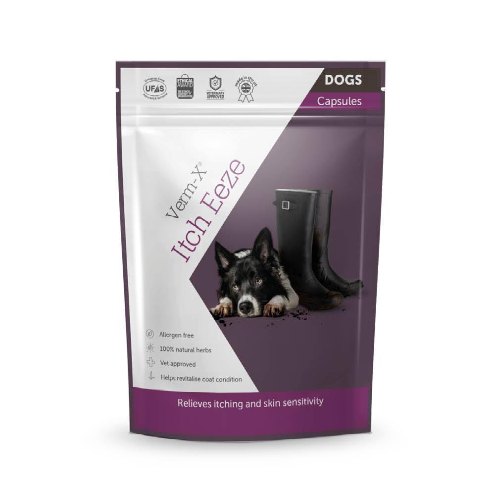 Verm-X Itch Eeze Capsules for Dogs 50g Pouch - JP Holistic Nutrition 