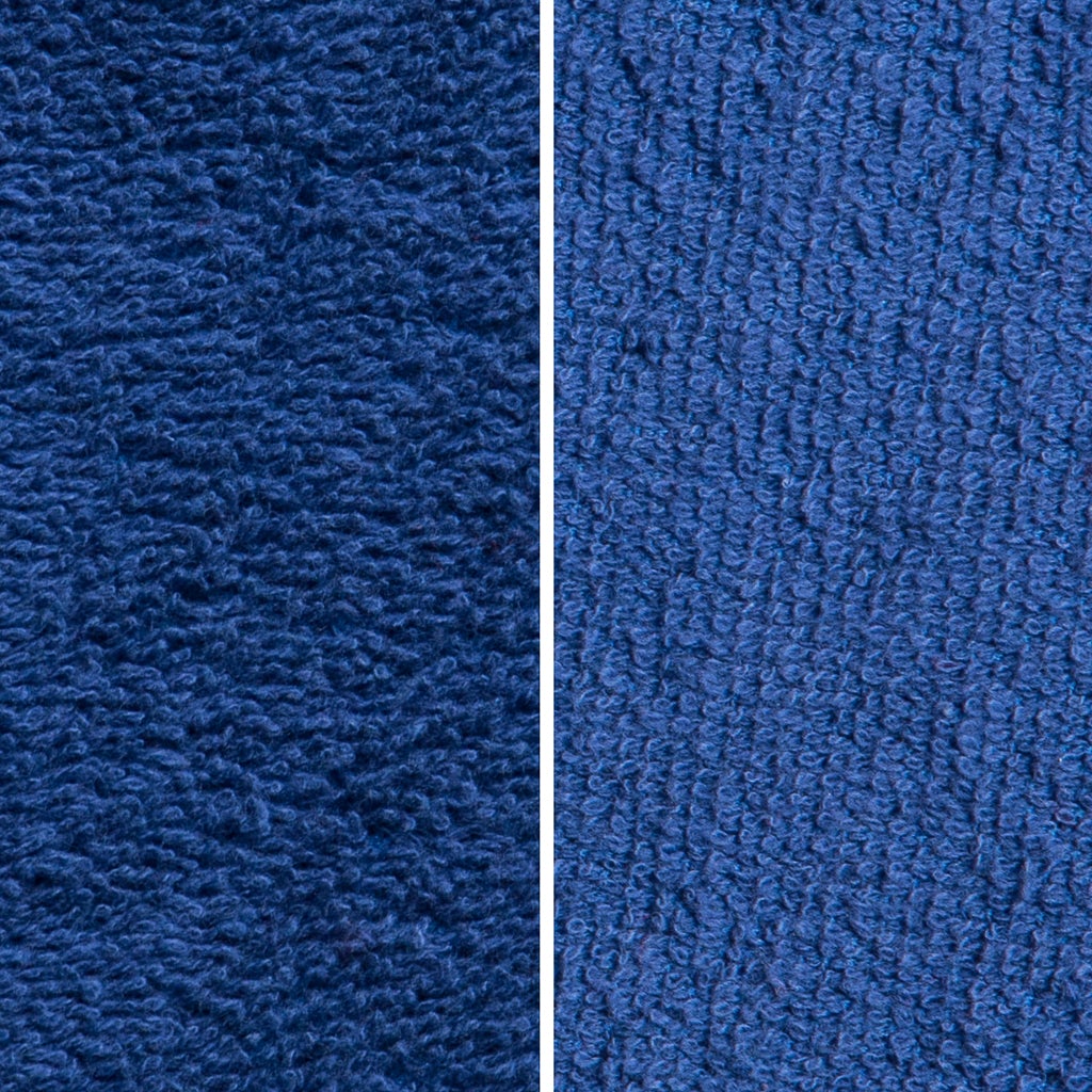 Dogrobe dog coats are perfect for drying, warming and comforting your dog after outdoor adventures. Available in reversible navy.
