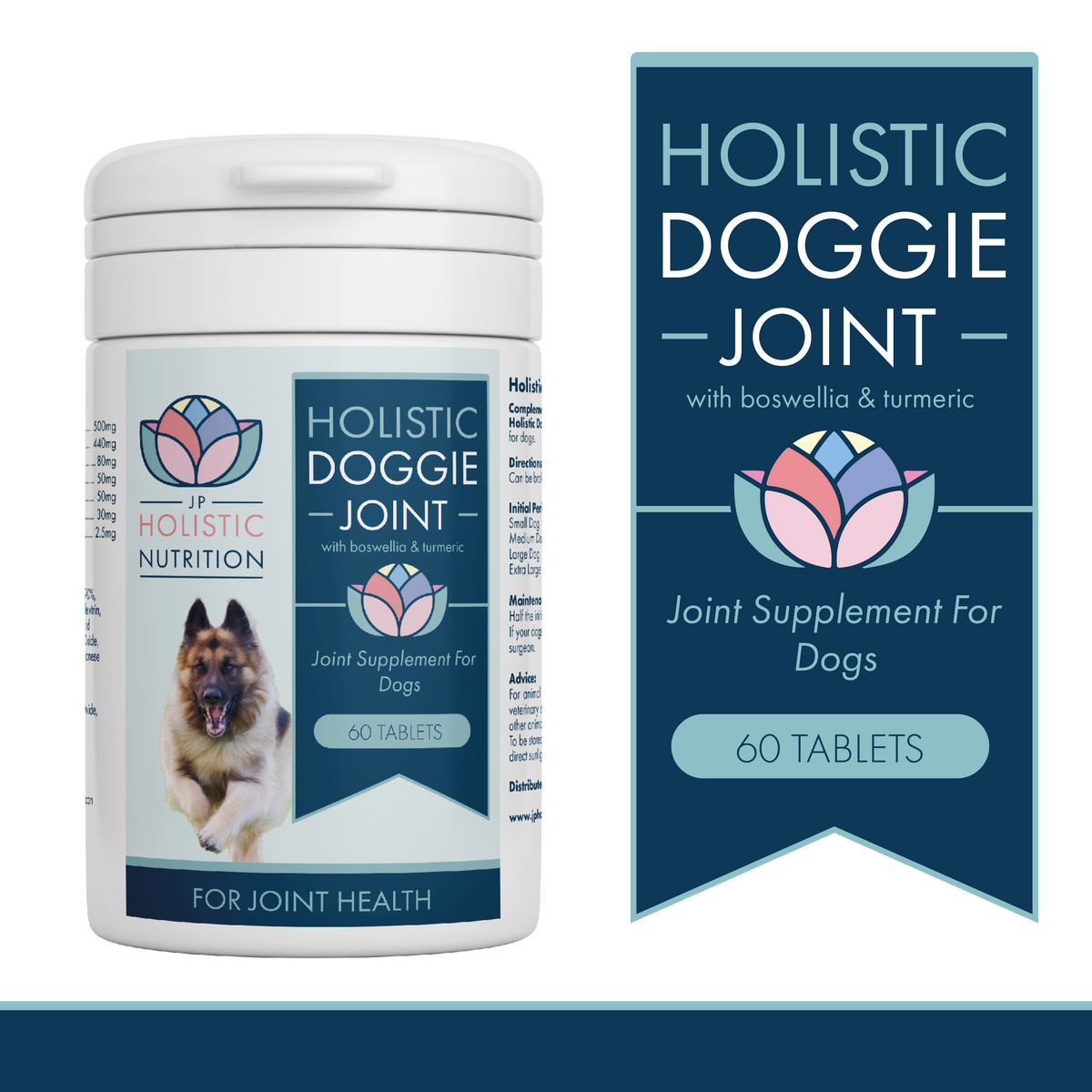 Holistic Canine Joint with Boswellia 60 Tablets