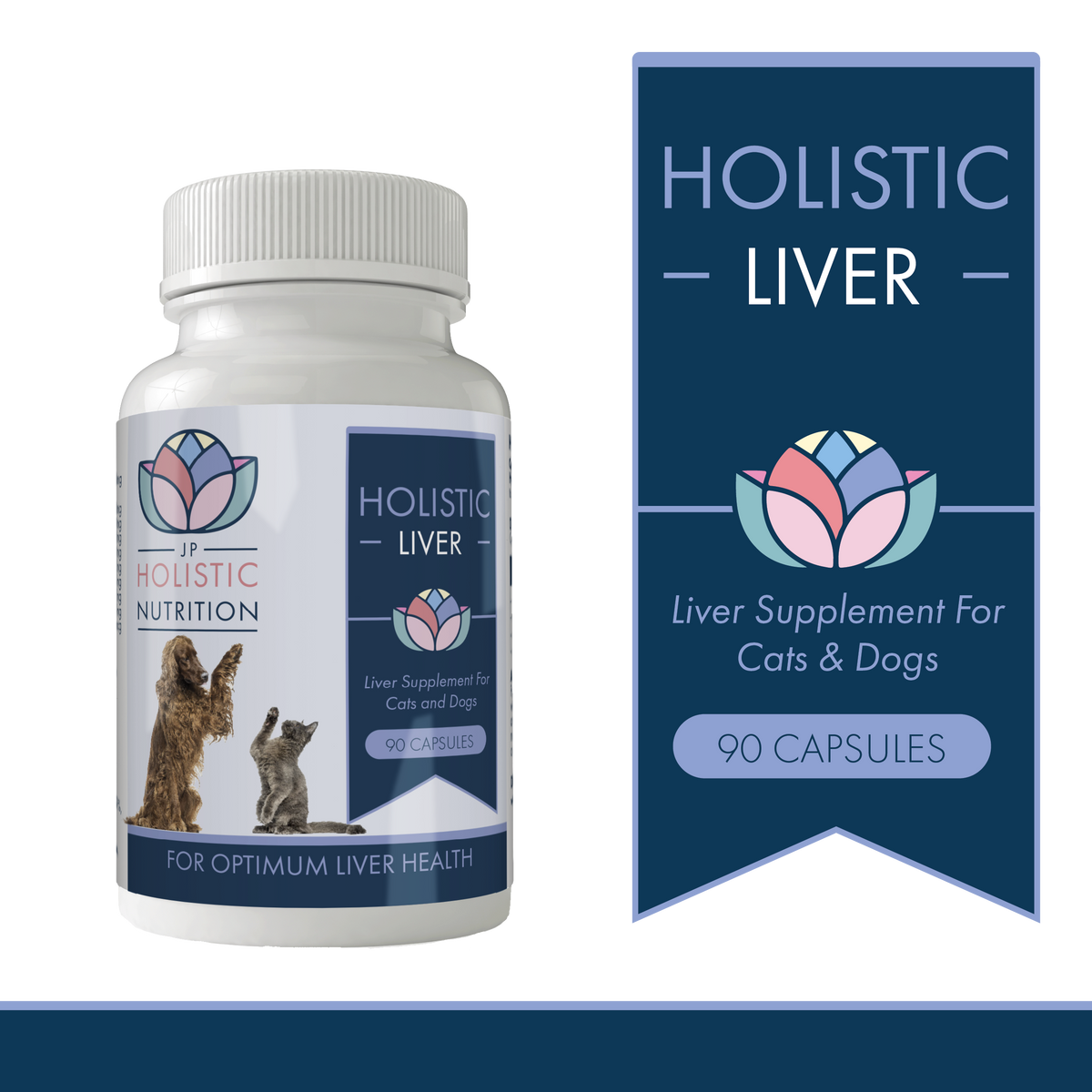 Holistic Liver Capsules for cats and dogs with Milk thistle