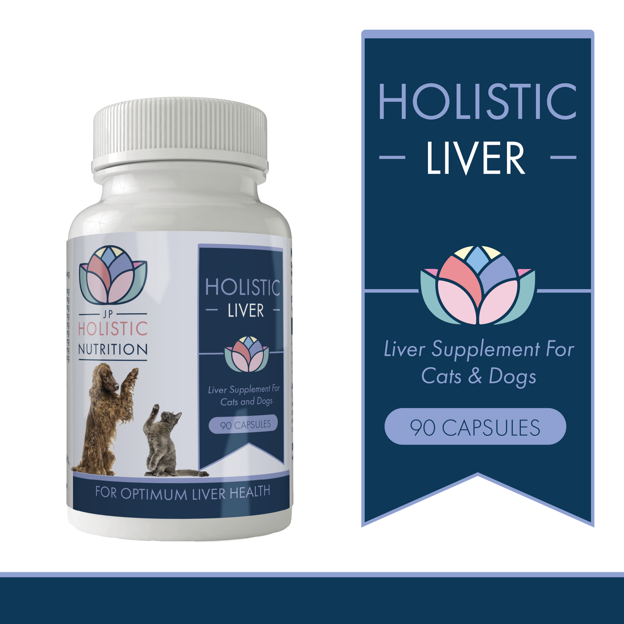 Holistic Liver Capsules for cats and dogs with Milk thistle