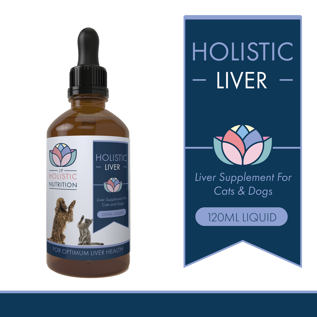 Holistic Liver supplement for Cats and Dogs with Milk thistle