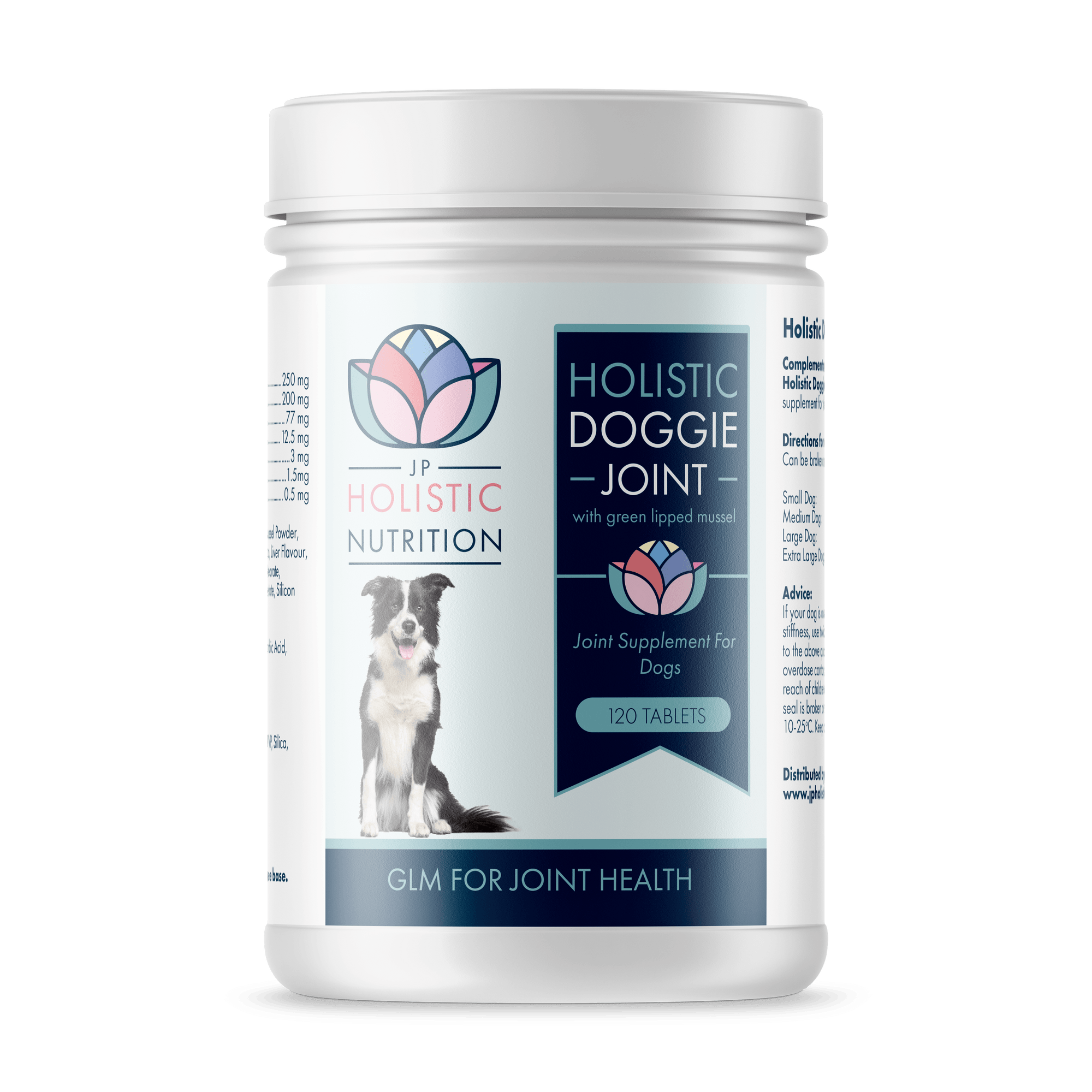 Joint supplement with green lipped mussel for dogs 120 tablets