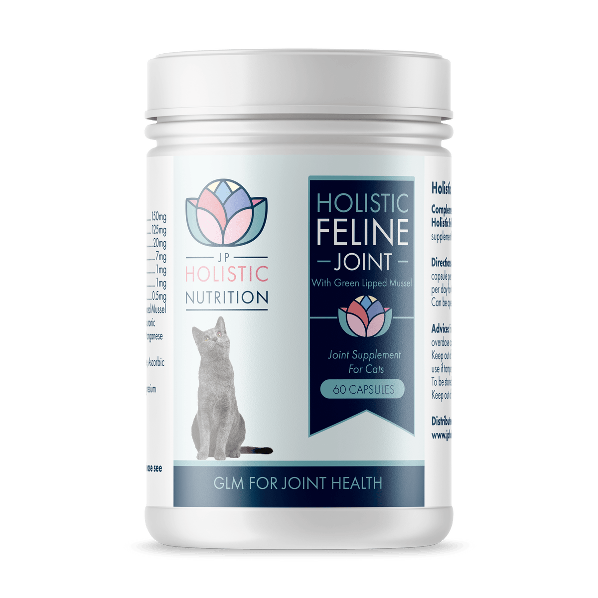 Holistic Feline Joint is a natural joint supplement for cats