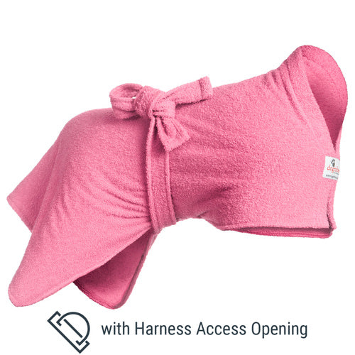 Dog Coat for Outdoors with Harness Access Opening in 9 colours