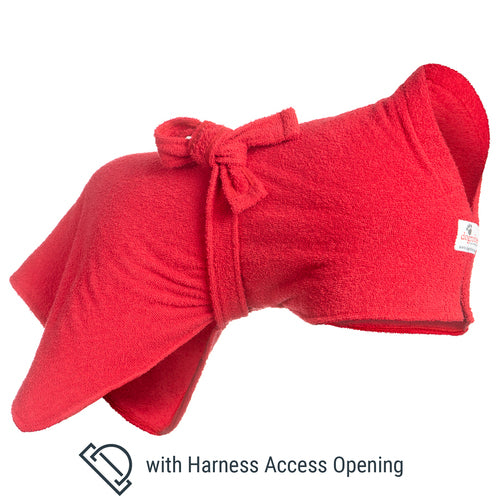 Dog Coat for Outdoors with Harness Access Opening in 9 colours