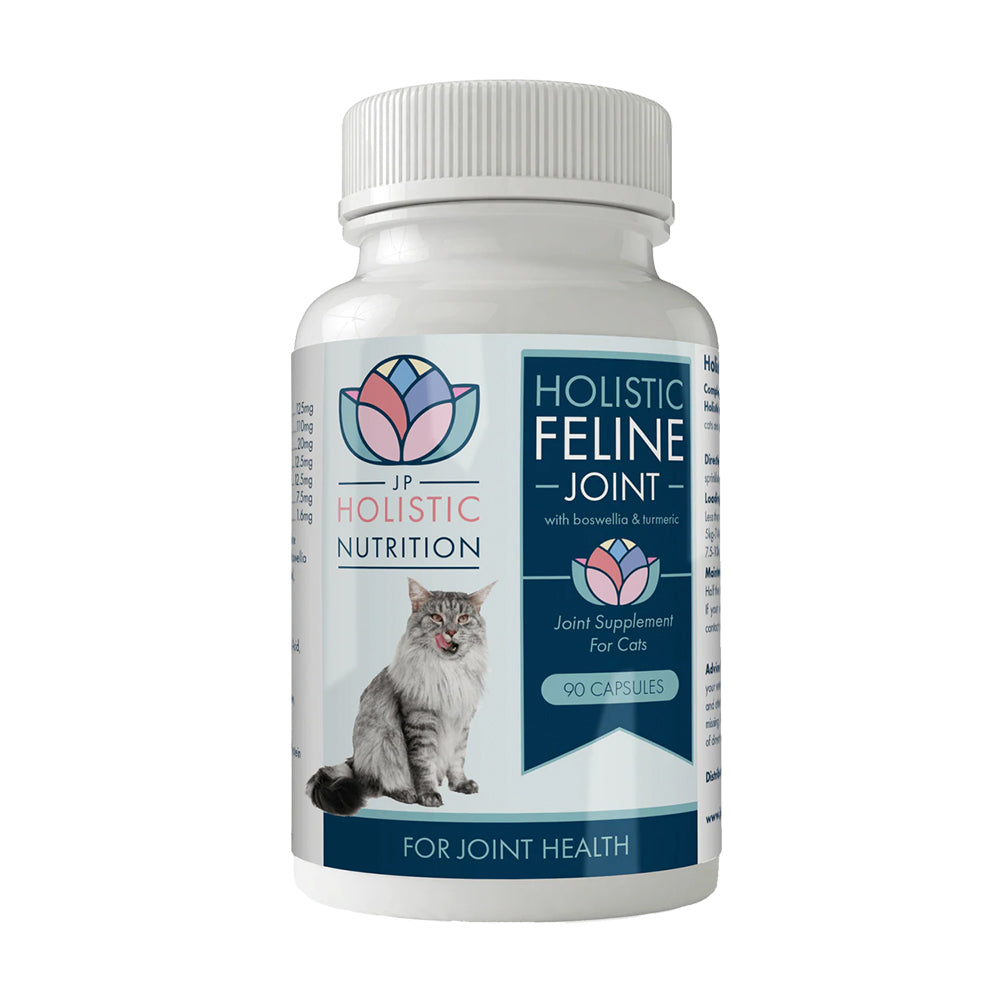 Holistic Feline Joint with Boswellia &amp; Turmeric is a natural joint supplement for cats