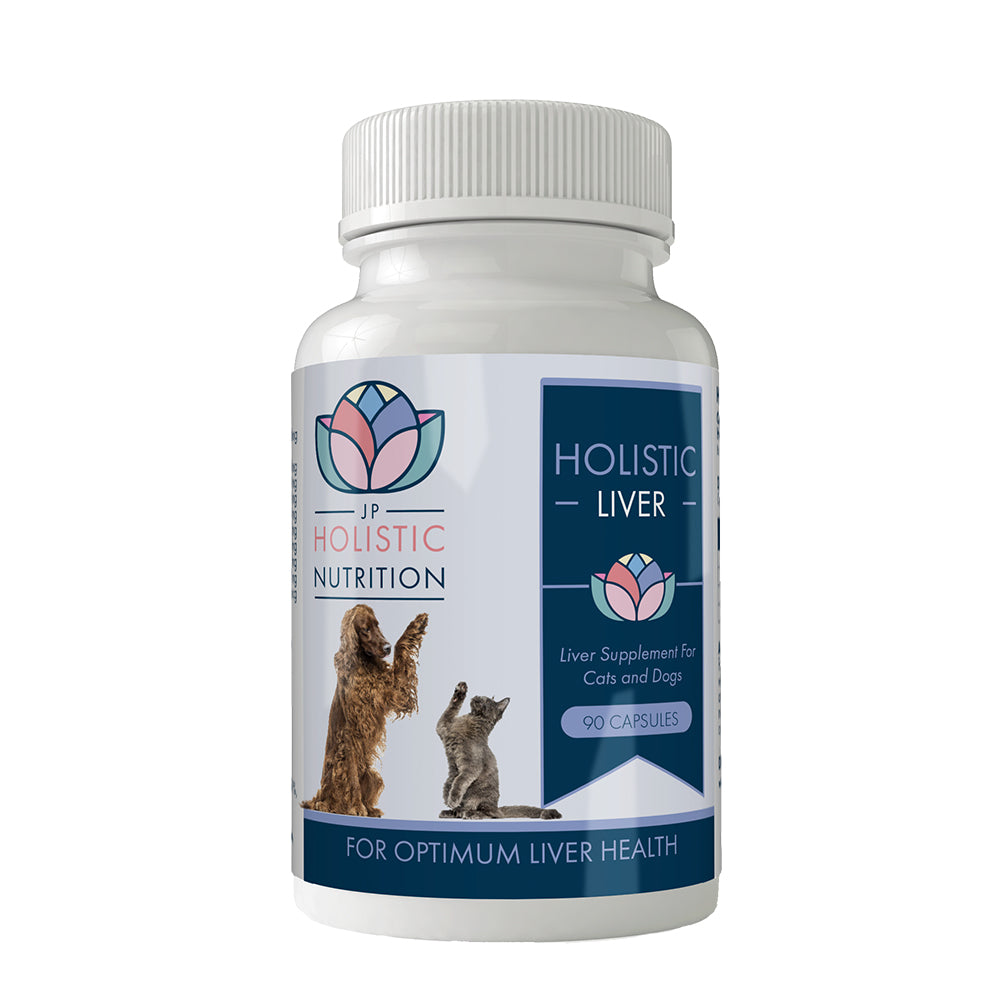Holistic Liver Capsules for cats and dogs with Milk thistle 
